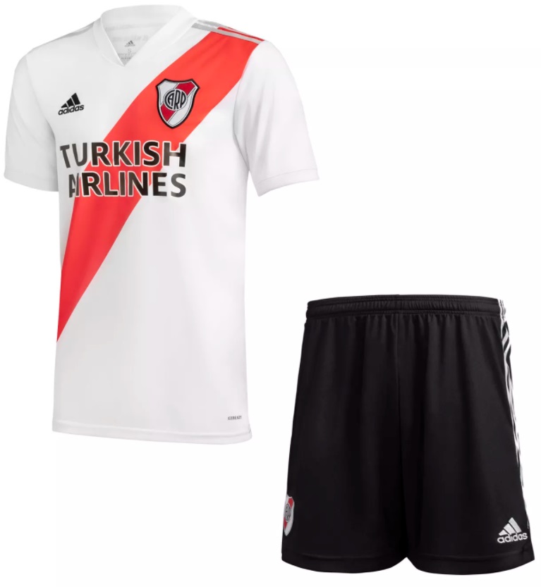 Kit infantil oficial Adidas River Plate 2020 2021 I jogador